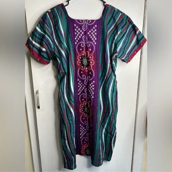 Boho Side Slit Mini Dress - Picture 2 of 2